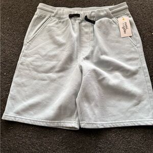 Rumi & Ryder Boys Lounge Shorts in Soft Blue size 16